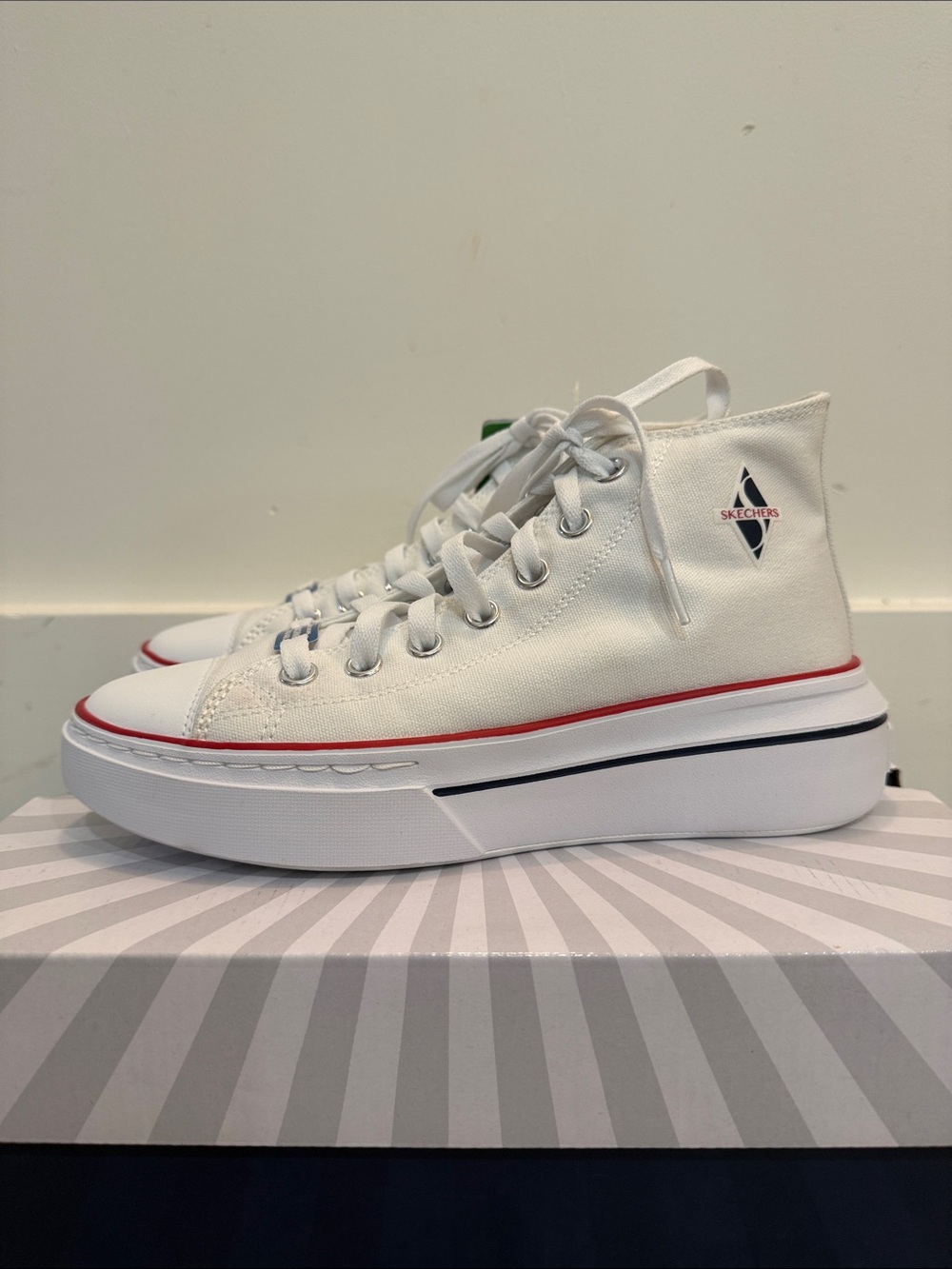 Skechers Court Classics Air-Cooled Memory Foam Sneakers
